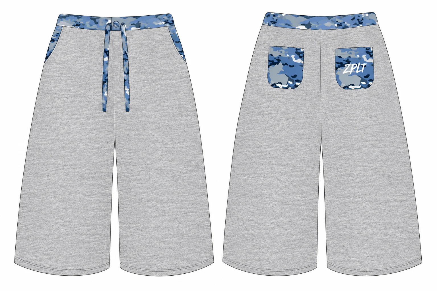 Trackie / Blue Camo